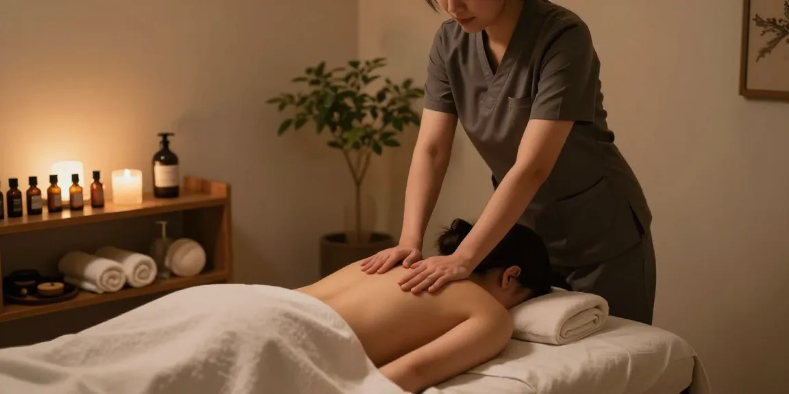 Relaxing 성남출장안마 therapy environment with soothing massage and tranquil ambiance.
