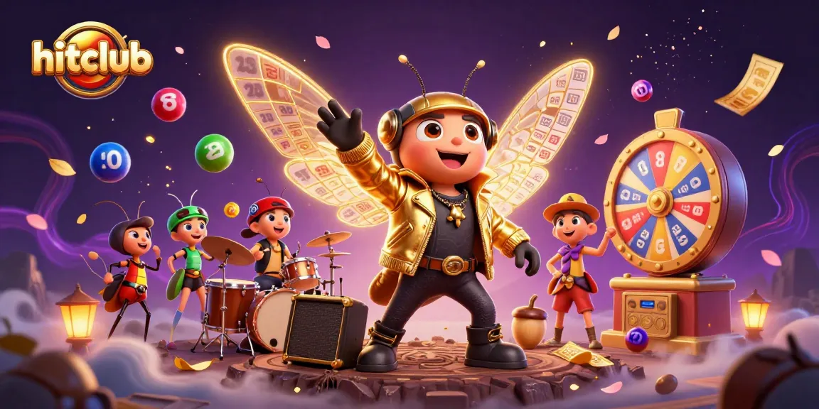 Experience the thrill of games at hitclub with vibrant lottery elements and engaging characters.