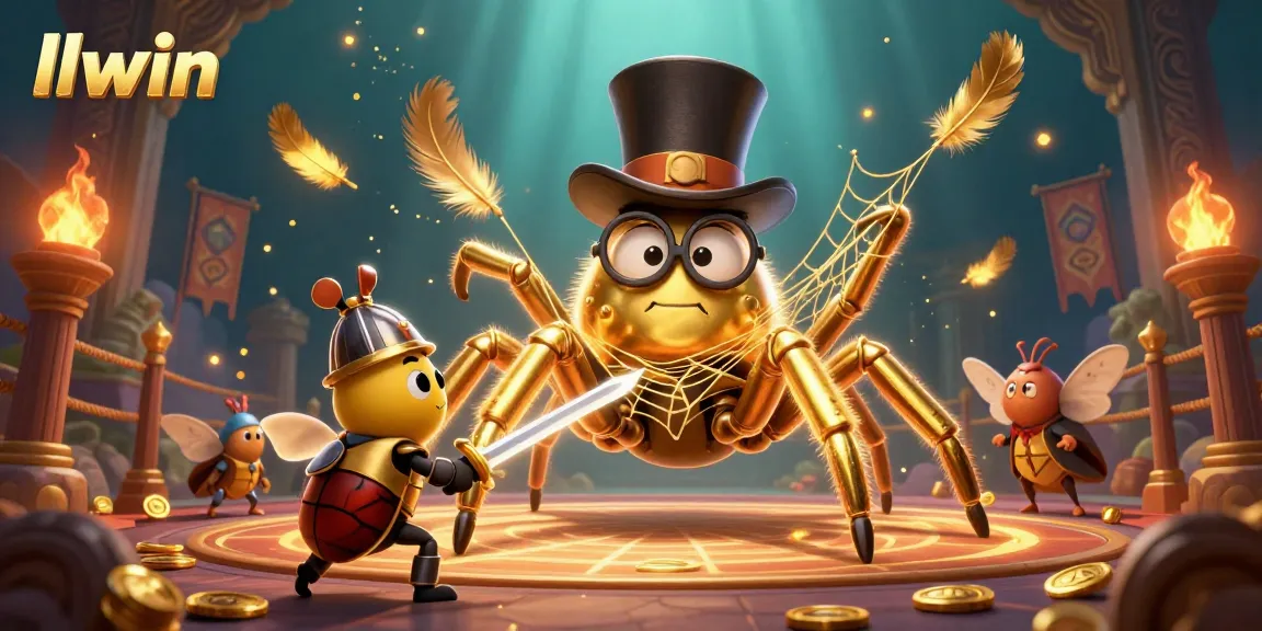Experience thrilling gameplay at llwin with a dynamic scene featuring unique characters in a vibrant casino atmosphere.